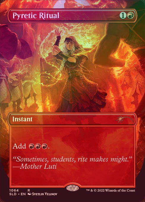 FOIL】【英】発熱の儀式/Pyretic Ritual[赤P]【SLD】 | プロモ・プレ