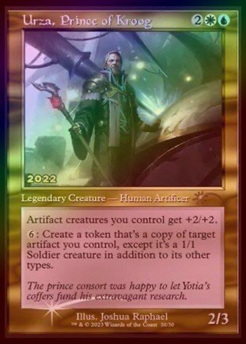 イベント配布》【FOIL】【英語】クルーグ公、ウルザ/Urza, Prince of 