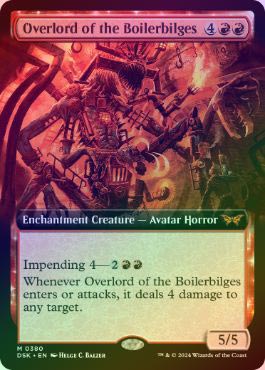 MTG foil 英語版 ボイラービルジの大主 拡張アート版 4枚セット FOIL】【英】ボイラービルジの大主/Overlord of the
