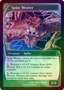 FOIL】【英】スパイクの織り手/Spike Weaver[緑R]【MB2】[未来予知 枠