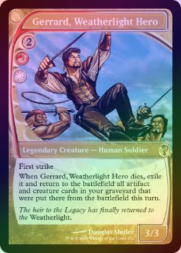 MTG ウェザーライトの英雄、ジェラード foil FOIL】【英】ウェザーライトの英雄、ジェラード/Gerrard