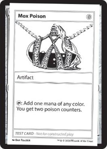 英】Mox Poison[Play Test Card][無色C]【MB2】 | モダン以下・特殊