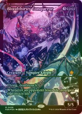 FOIL】【英】血に飢えた征服者/Bloodthirsty Conqueror[黒MR