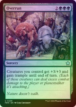 foil MTG 踏み荒らし