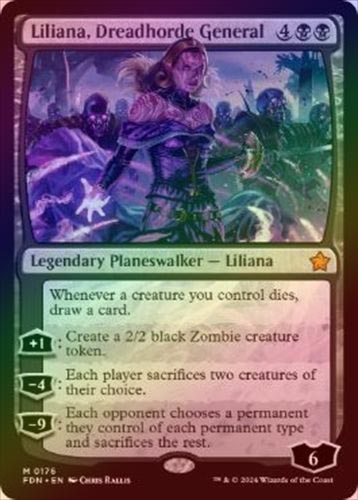 FOIL] 戦慄衆の将軍、リリアナ⁄Liliana, Dreadhorde General (全面