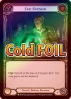 ��Cold Foil��[Generic]]Fate Foreseen [��][P]�ԥץ����ǡ�