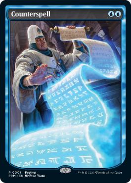 イベント配布》【英】対抗呪文/Counterspell[青P]【PRM】[テキストレス