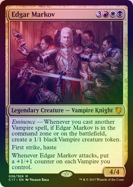 エドガー・マルコフ/Edgar Markov Foil FOIL)エドガー・マルコフ/Edgar Markov《英語》【Judge Promos】