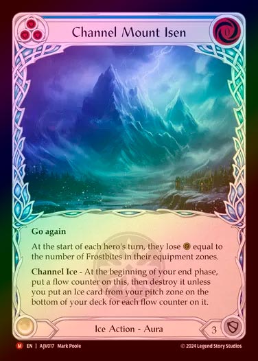 ��Rainbow Foil�աԱѡ�[ɹ]�������󻳤�Ƴ��/[Ice]Channel Mount Isen [M]��AJV��