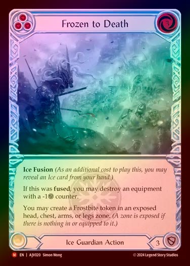 Rainbow FoilաԱѡ[ɹ]/[Ice Guardian]Frozen to Death [M]AJV