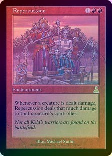 FOIL】【英】反動/Repercussion[赤R]【UDS】 | モダン以下・特殊セット