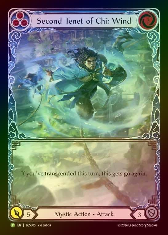 òʡEXRainbow FoilաԱѡ[]ζ /[Mystic]Second Tenet of Chi: Wind[P]ԥץǡ