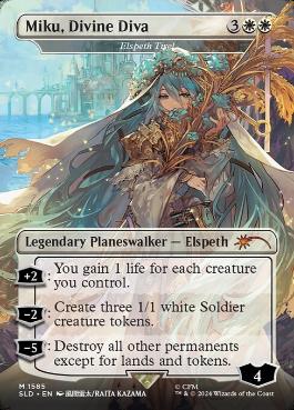 聖なる歌姫、ミク エルズペス・ティレル SLD 通常版 英】聖なる歌姫、ミク/Miku, Divine Diva[エルズペス・ティレル