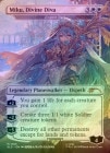 ��FOIL�ۡڱѡ����ʤ��ɱ���ߥ�/Miku, Divine Diva[���륺�ڥ����ƥ����/Elspeth Tirel][No.1585][��P]��SLD��