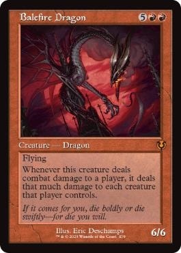 英】災火のドラゴン/Balefire Dragon[赤R]【INR】[旧枠] | モダン以下
