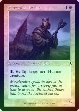 ��FOIL�ۡڱѡۥ��������󶵤���η/Avacynian Priest[��C]��INR��[����]