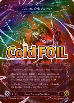 ��Cold Foil�աԱѡ�[���١��Ż���] �ߴ�����Υ��饯��/[Chaos Assassin]Arakni, Orb-Weaver[Marvel]��HNT��