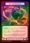 ��Rainbow Foil�աԱѡ�[ε�ϡ����] �Ф�β��/[Draconic Warrior]Fire and Brimstone[R]��HNT��