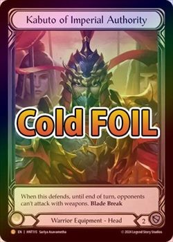 ��Cold Foil�աԱѡ�[���] �İҤγ�/Kabuto of Imperial Authority [L]��HNT��