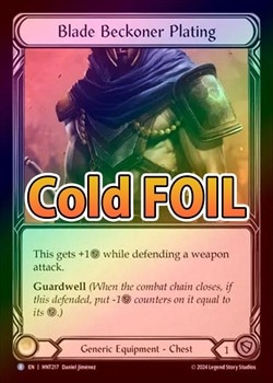 Cold Foil》《英》[汎用] 刃招きのプレート/[Generic]Blade Beckoner