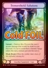 ��Cold Foil�աԱѡ�[����] �ɸư��Ŵ��/[Guardian]Tremorshield Sabatons[M]��HNT��