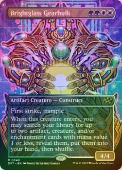 DFT】※Foil※《輝晶の機械巨人/Brightglass Gearhulk》【M