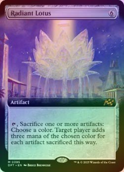 FOIL】【英】光輝の睡蓮/Radiant Lotus[無色MR]【DFT】[拡張