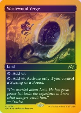 MTG　霊気走破　ウェイストウッドの境界　ファーストプレイスfoil　他3枚 ファーストプレイス・Foil】(505)《ウェイストウッドの境界