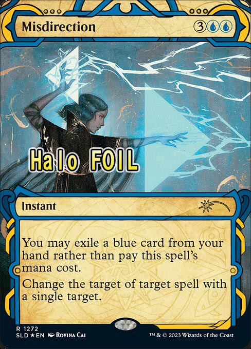 Halo FOIL】【英】誤った指図/Misdirection[No.1272][青P]【SLD