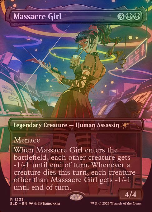 FOIL】【英語】虐殺少女/Massacre Girl[No.1233][黒P]【SLD】 | プロモ