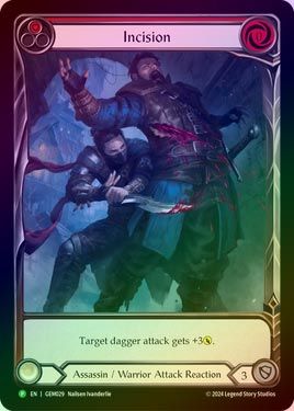 ��Rainbow Foil�աԱѡ�[�Ż���/���] �ڳ�/[Assassin/Warrior]Incision[��][P]�ԥץ����ǡ�