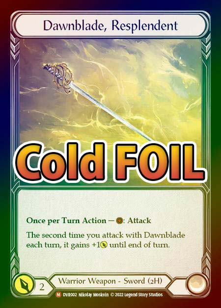 òʡEXCold Foil[Warrior]Dawnblade, Resplendent [M]RVD