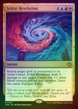 mtg ジェスカイの啓示/Jeskai Revelation 日foil4枚 FOIL】【英】ジェスカイの啓示/Jeskai Revelation[多色MR]【TDM