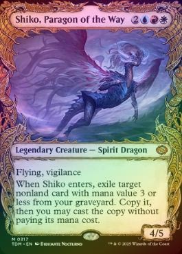 FOIL】【英】道の体現者、シィコ/Shiko, Paragon of the Way[多色MR