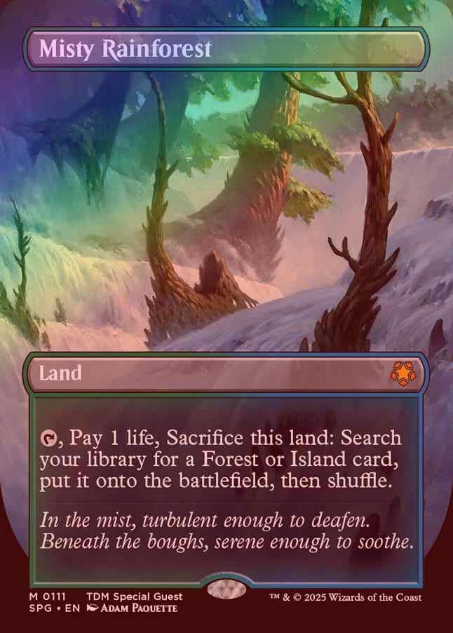 マジック：ザ・ギャザリング - 霧深い雨林　まとめ 日)霧深い雨林 / Misty Rainforest ☆ボーダーレス☆(スペシャル