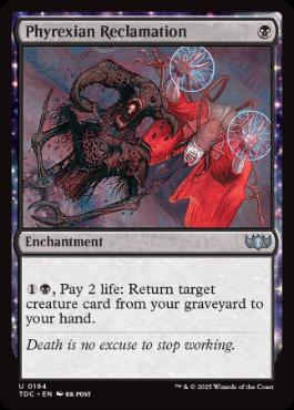 MTG　Foil　ウルザズレガシー　黒属性　ファイレクシア流再利用 MTG Foil ウルザズレガシー 黒属性 ファイレクシア流再利用