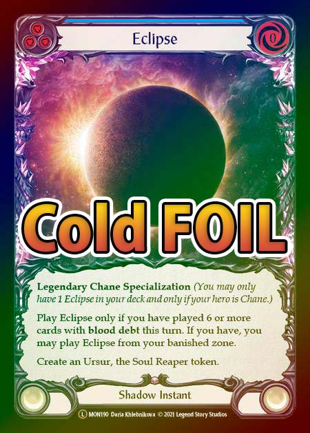 òʡEXCold Foil[Shadow]Eclipse [L]MON-ǡ