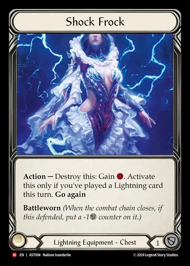 ��Rainbow Foil�աԱѡ�[���]�ŷ�ɥ쥹 /[Lightning]Shock Frock [M]��AST��