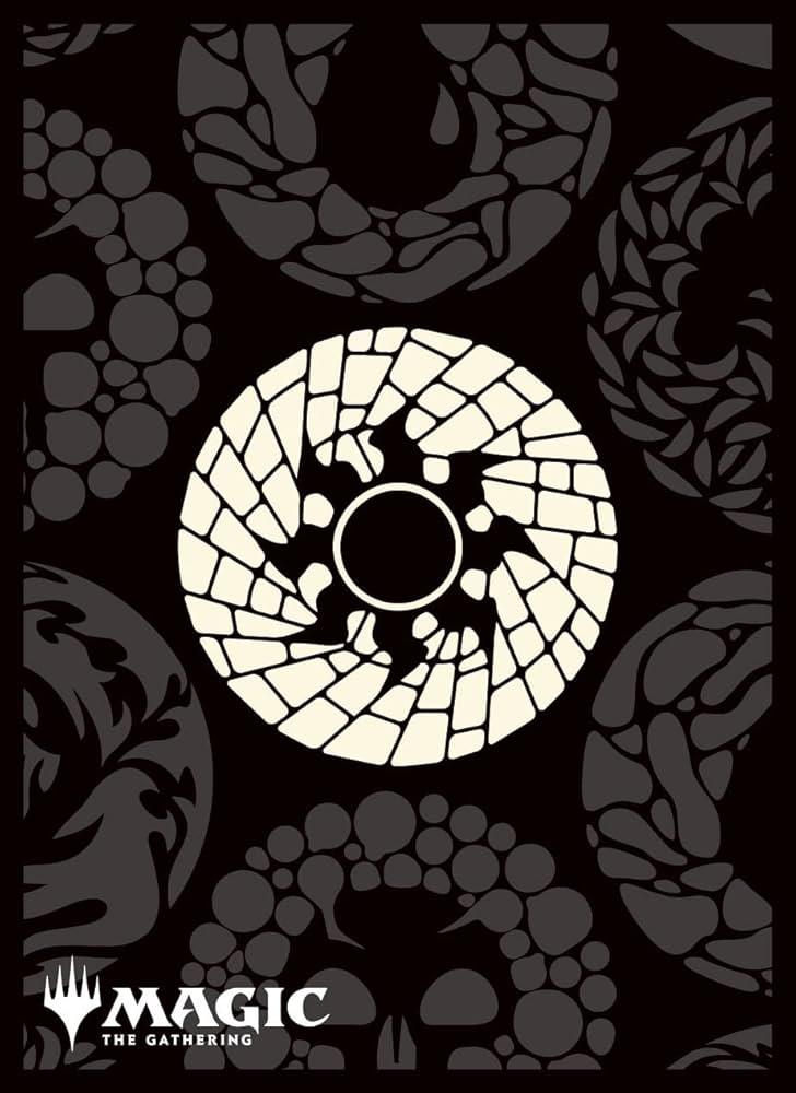 カードスリーブ　マジックザギャザリング　マナ白 MTG】MANA- MINIMALIST 白マナ(パターン) エンスカイ スリーブ