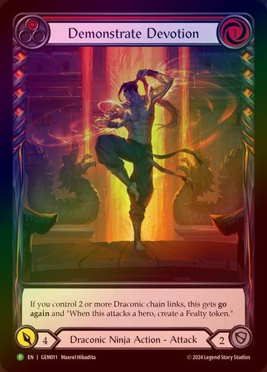 ��Rainbow Foil�աԱѡ�[ε�ϡ�Ǧ��] ���Ȥξ���/[Draconic Ninja]Demonstrate Devotion[P]�ԥץ����ǡ�