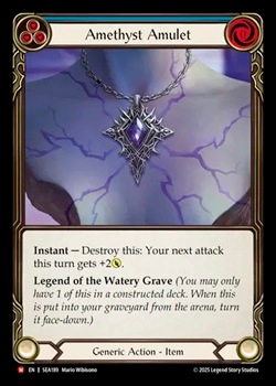 FAB アメジストのアミュレット/Amethyst Amulet MCF英語版 EN】【Cold Foil】[Generic] Amethyst Amulet / アメジストの