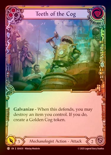 FaB Master Cog Rainbow Foil