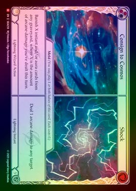 Rainbow Foil》《英》[稲妻・魔術師] コスモとの交信||ショック