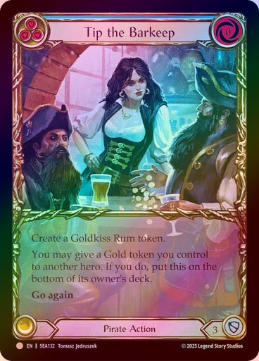 《Cold Foil》《英》[海賊] 心付け/[Pirate]Tip the Barkeep[M]《SEA》[Treasure Pack ...