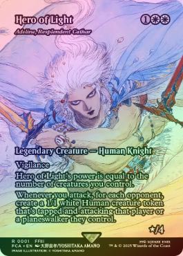 ��FOIL�ۡڱѡ۸��α�ͺ/Hero of Light[������������Ρ������ǥ��/Adeline, Resplendent Cathar][��R]��FCA��