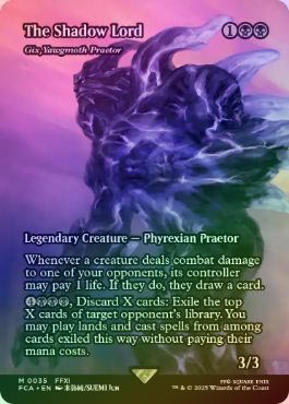 ��FOIL�ۡڱѡ۰Ǥβ�/The Shadow Lord[�衼���⥹��ˡ̳�������å���/Gix, Yawgmoth Praetor][��MR]��FCA��