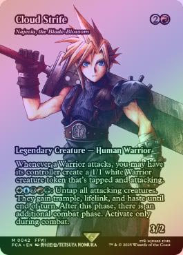 mtg 日本語 クラウド・ストライフ 継承史 foil 刃を咲かせる者、ナジーラ FOIL】【英】クラウド・ストライフ/Cloud Strife[刃を咲かせる者