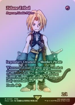 ��FOIL�ۡڱѡۥ����󡦥ȥ饤�Х�/Zidane Tribal[�Ҿ��ʤ���ť���饬�Х�/Ragavan, Nimble Pilferer][��MR]��FCA��