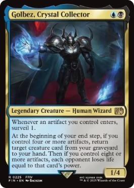 MTG バンドル限定 拡張foil クリスタルを集める者、ゴルベーザ 英】クリスタルを集める者、ゴルベーザ/Golbez, Crystal