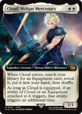 英】ミッドガルの傭兵、クラウド/Cloud, Midgar Mercenary[白MR